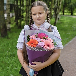 Букет с герберами