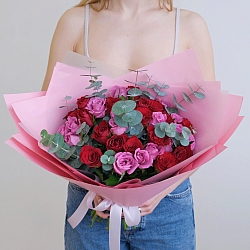 Букет «Малиновый джем»