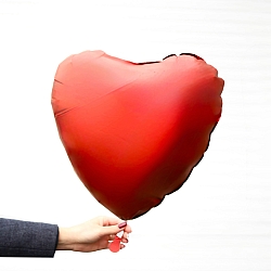 Шар фольгированный сердце (матовый)