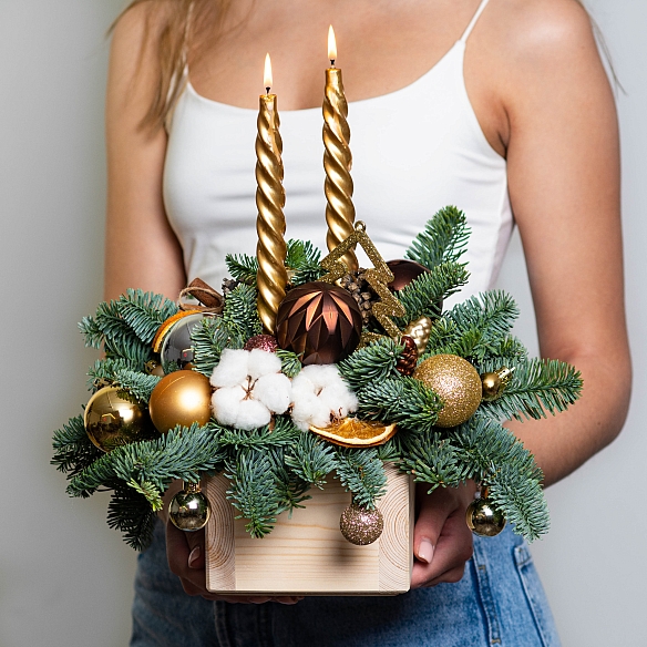 Композиция «Апельсины в шоколаде»