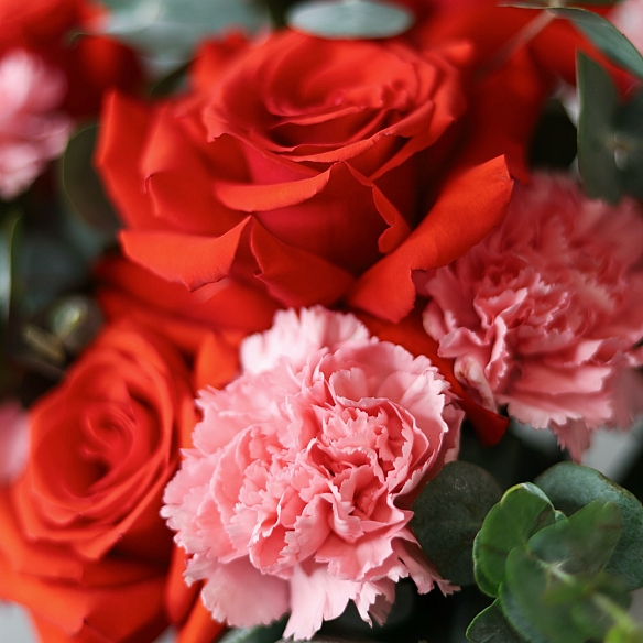 Букет «Поцелуй М»