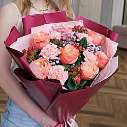 Букет «Ягодный мусс»