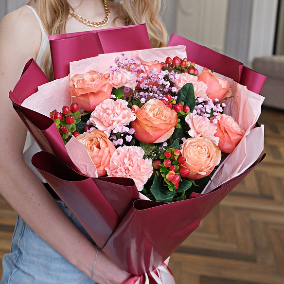 Букет «Ягодный мусс»