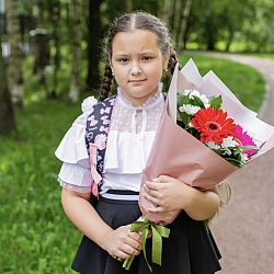 Хризантемы и герберы