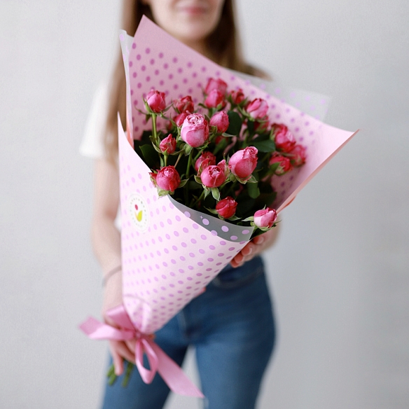 5 кустовых роз Леди Бомбастик (Голландия)