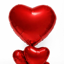 Шар фольгированный сердце большое (глянцевый)