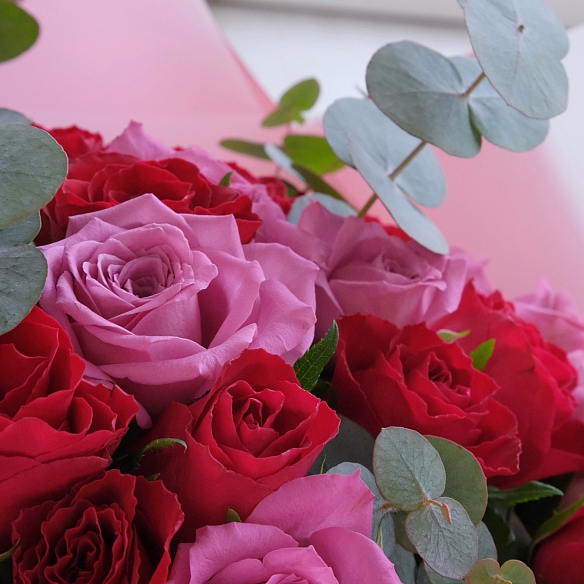 Букет «Малиновый джем»