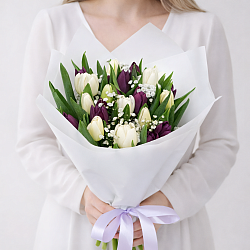 Букет «Черничный пломбир» L