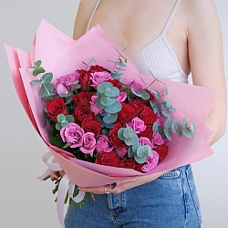 Букет «Малиновый джем»