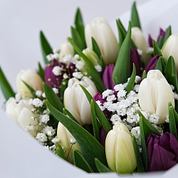 Букет «Черничный пломбир» M