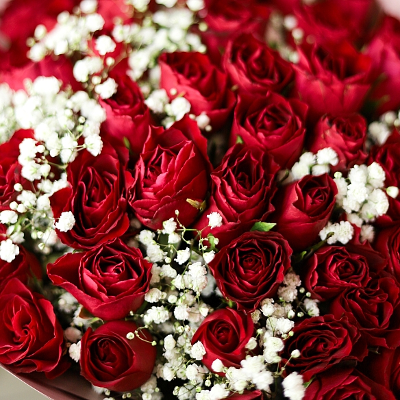 Букет «Красный бархат»